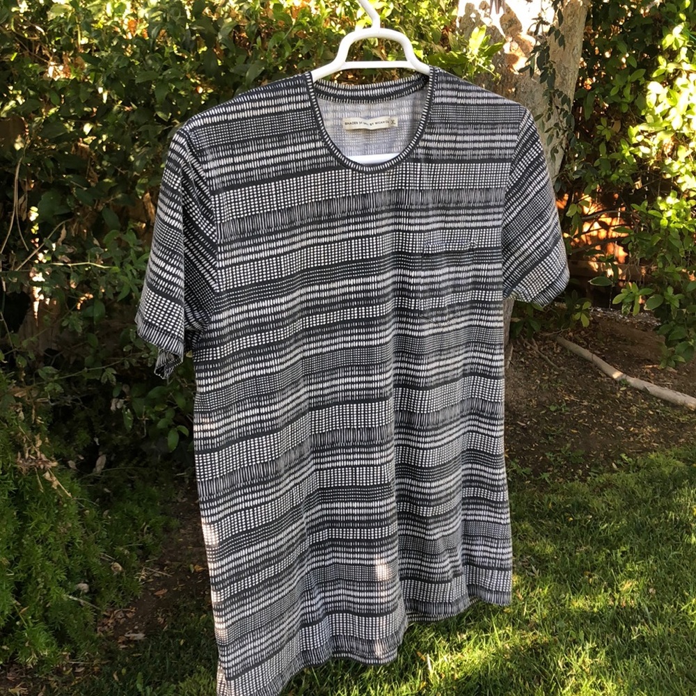 Shades of Grey by Michael Cohen, DNA pocket tee